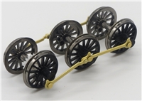 Wheelsets - pale yellow rods for Class 08 Branchline model number 32-100