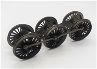 driving wheelset - Black  for Hall Branchline model number 32-000.  our old part number 000-030
