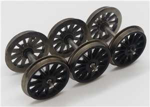 tender wheels - set 3 for Hall Branchline model number 32-000.  our old part number 000-027