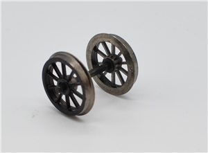 Tender Wheels - Black for N Class 2-6-0 Branchline model number 32-165.  our old part number 150-116