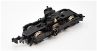 Complete Bogie - Black frame with small yellow dots - Long Cab End for Class 66 Graham Farish model 371-381