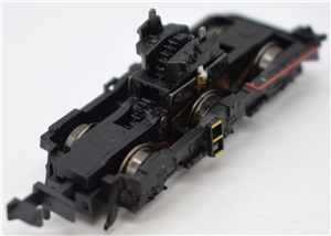 Complete Powered Bogie - Black frame, Yellow Step, Red Rod - Long Cab End for Class 66 Graham Farish model 371-386