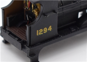 Loco Body Shell - Southern Railway Black - 1294 for C Class Wainwright 0-6-0 Graham Farish model 372-776