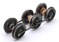 Complete Wheelset With Rods - Green for N Class 2-6-0 Graham Farish model 372-930