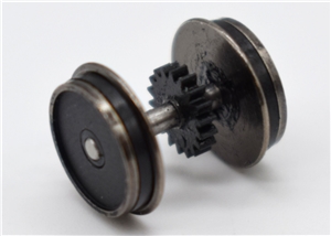 Geared Tender Axle - With Traction Tyre for Rebuilt Royal Scot Graham Farish model 372-575