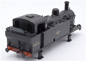 Loco Body - 47673 - BR Black Late Crest Weathered for 3F Jinty Branchline model number 32-235