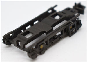 Bogie Frame - Black weathered with yellow axle boxes - With Steps and sand boxes for Class 20 Graham Farish model 371-033