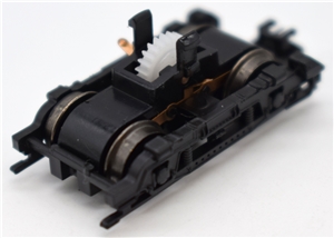 Complete Bogie - Plain Black without Step for Class 20 Graham Farish model 371-032A / 034A