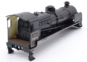 Loco Body - BR Lined Black With Early Emblem - 31874 for N Class 2-6-0 Branchline model number 32-165