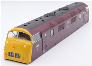 Body - D838 "Rapid" BR Maroon full yellow wnds for Class 43 Warship Branchline model number 32-068