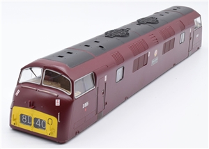 Body - D865 'Zealous' in BR Maroon with Small Yellow Panel for Class 43 Warship Branchline model number 32-065