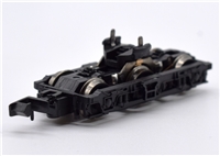 Complete Bogies with Coupling  - Plain Black -  older long type, pin type coupling for Class 37 Graham Farish model 371-171/450/450A
452/456/457/465/466Z/467/468