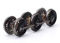 Wheelsets - Black for Std 4MT 2-6-4T Graham Farish model 372-535