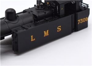 Body Shell - LMS Black - 7309 for NEW 2020 3F Jinty Graham Farish model 372-210A