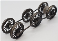 Driving Wheelset - weathered for Collett Goods Branchline model number 32-306.  our old part number 300-012