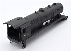 Loco Body Shell - BR Black Weathered - 90441 for WD Austerity 2-8-0 Graham Farish model 372-425A