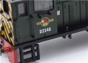 Body - BR Green Wasp Stripes D2246 for Class 04 Graham Farish model 371-050
