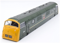 Body - D808 'Centaur' in BR Plain Green with Late Crest for Class 42 Warship Branchline model number 32-050Z