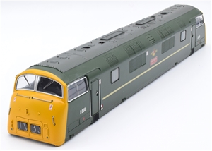 Body - D808 'Centaur' in BR Plain Green with Late Crest for Class 42 Warship Branchline model number 32-050Z