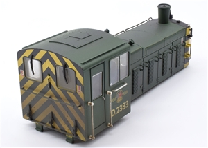 Body -  D2383 in BR Green with Wasp Stripes (weathered) for Class 03 Branchline model number 31-364