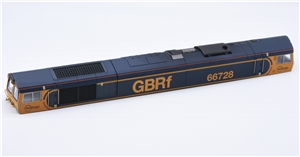 Body - Institution Railway Operators 66728 GBRF Weathered for Class 66 Branchline model number 32-980A