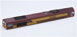 Body - EWS with DB schenker branding - 66065 - weathered for Class 66 Branchline model number 32-737