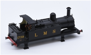 Body - 1739 in LMS black for 1F Branchline model number 31-433