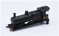 Loco Body - LMS Black - 3709 for 3F (midland) Branchline model number 31-627A