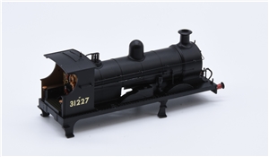 loco body - 31227 - in BR Black early emblem for C Class Wainwright 0-6-0 Branchline model number 31-462A