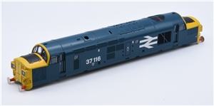 Body - 37116 BR Blue large logo yellow ends for Class 37/0 Branchline model number 32-781SD/DS
