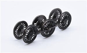 Wheelsets - weathered    for BR Std 4MT 4-6-0 Branchline model number 31-119.  our old part number 110-117