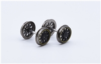 L&YR 2-4-2 Tank Pony wheels (Pair) - Yellow Lining 31-168