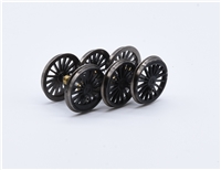 Wheelsets - black - no Connecting Rods  for 4F Branchline model number 31-880