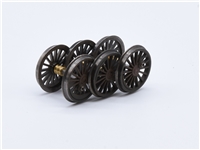 Wheelsets - weathered -  no Connecting Rods  for 4F Branchline model number 31-884