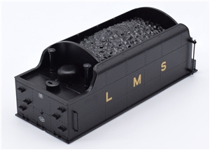 Tender Body - LMS Black (Revisionised) for NEW 8F / LNER Class 06 Graham Farish model 372-161