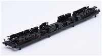 MK2F Coaches  Underframe - Black Beam plus bogie frames  (no pickups fitted to the frames), Coupling & Buffers 39-677DC