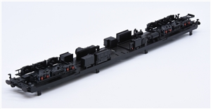 MK2F Coaches Underframe - Black Beam plus bogie frames  (no pickups fitted to the frames), Coupling & Buffers 39-677