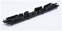 MK2F Coaches Underframe - Black Beam -plus bogie frames  (no pickups fitted to the frames), Coupling & Buffers 39-652DC