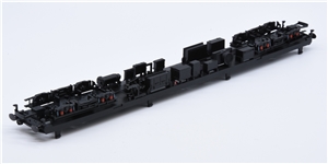 MK2F Coaches  Underframe - Black Beam -plus bogie frames  (no pickups fitted to the frames), Coupling & Buffers 39-686
