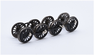Wheelset - Black Rods for ROD (RAILWAY OPERATING DIVISION) 2-8-0 Branchline model number 35-175