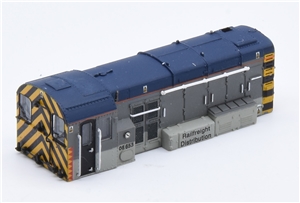 Body - Two Tone Grey & Blue '08653' for Class 08 Graham Farish model 371-000