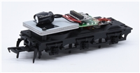 J11 0-6-0 Tender base with PCB & weight (no wheels) black, with water pick up apparatus- white socket 31-318A