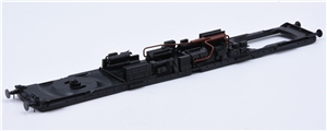 Class 105 DMU Cravens Power Car Underframe - All Black, Brown Pipework With Buffers 31-325