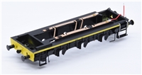 Class 08 Underframe - Black & Yellow with Buffers, Steps & Sandboxes 32-124