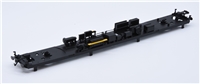 MK2F BSO Coach  Underframe with couplings and buffers- Black with Yellow step & DCC on board on base 39-704DC