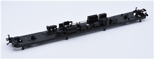 MK2F BSO Coach  Underframe with couplings and buffers- Black with Black step & DCC on board on base 39-703dc, 39-702dc