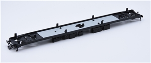 MK2F RFB Coach Underframe with couplings and buffers- Black with DCC on board on base 39-687dc
