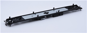 MK2F DBSO Coach Underframe with couplings and buffers- Black with White step & DCC on board on base 39-737DC, 39-737ADC