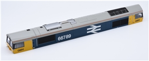 Class 66 Body - 66789 - BR Large Logo Blue - GBRf Branding - 'British Rail 1948-1997' 32-740/SF