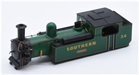 Adams LSWR 02 Body - Southern Green Newport 34 E85008